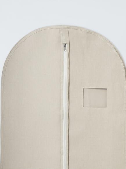 John Lewis Polyester Gusseted Clothes Cover, Pack of 2, Ecru - view 2, Ecru