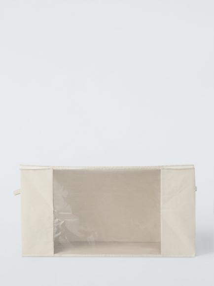 John Lewis Polyester Jumbo Storage Bag, Ecru, Ecru