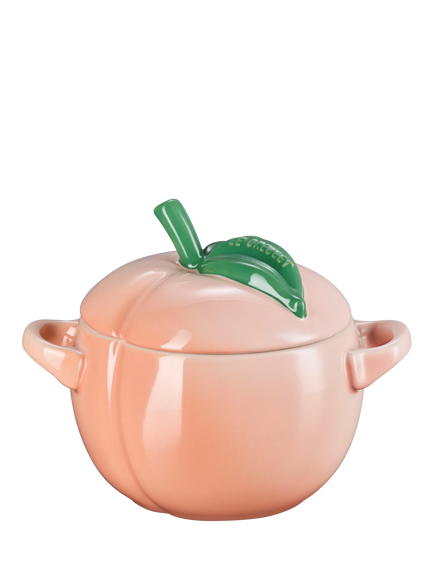 Le Creuset Stoneware Peach Petite Casserole, Peche, Peche