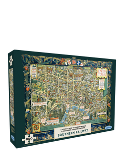 Gibsons Vintage London Map Jigsaw Puzzle, 1000 Pieces, Multi