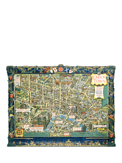 Gibsons Vintage London Map Jigsaw Puzzle, 1000 Pieces - view 2, Multi