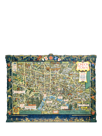 Gibsons Vintage London Map Jigsaw Puzzle, 1000 Pieces - view 2, Multi