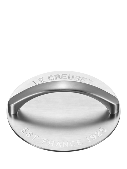 Le Creuset Stainless Steel BBQ Press - view 2, Silver