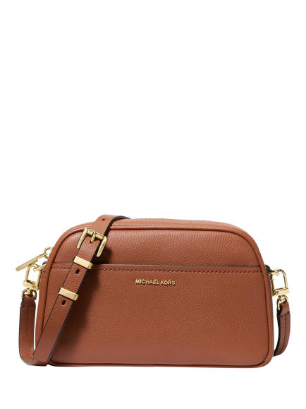 Michael Kors Jetset Leather Crossbody Bag, Luggage