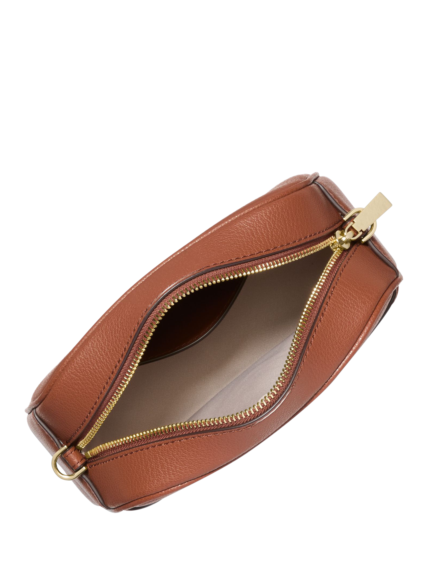 Product image 2 of 4, which shows Michael Kors Jetset Leather Crossbody Bag, Luggage