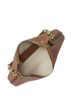 Michael Kors Nolita Medium Leather Shoulder Bag, Luggage - view 2, Luggage