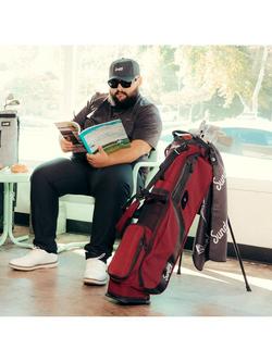 Sunday Golf El Camino Golf Bag - view 2, Burgundy