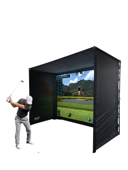 Simspace Golf Enclosure - view 2, Black