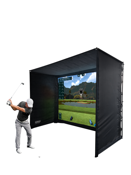Simspace Golf Enclosure - view 2, Black