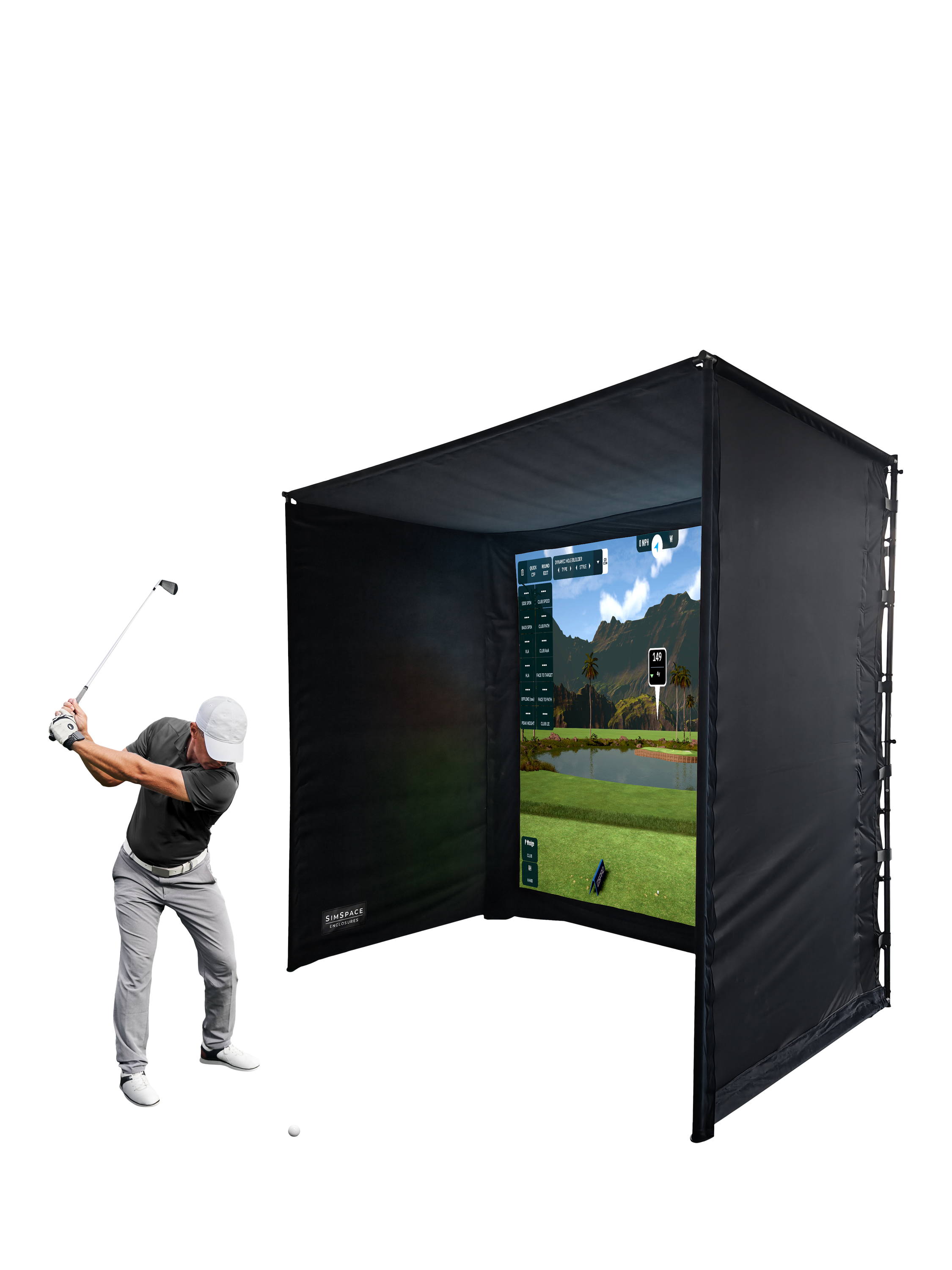 Simspace Golf Enclosure, 260 x 250 x 150cm