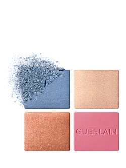 Guerlain Limited Edition Ombres G Eyeshadow Quad, 396 Denim Blossom - view 2, 396 Denim Blossom