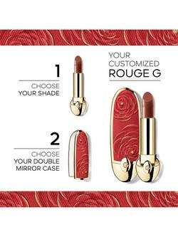 Guerlain Limited Edition Rouge G Blooming Denim The Double Mirror Jewel Case - view 2, Red Rose