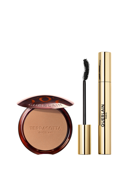Guerlain Terracotta Bronzing Powder & Noir G Mascara Makeup Gift Set, 
