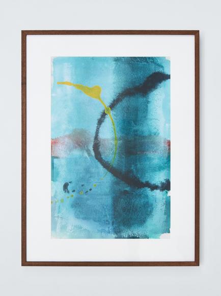 John Lewis Susan McDonald 'Take Pleasure' Framed Print & Mount, 82.5 x 62.5cm, Blue, Multi