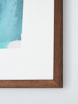 John Lewis Susan McDonald 'Take Pleasure' Framed Print & Mount, 82.5 x 62.5cm, Blue - view 2, Multi