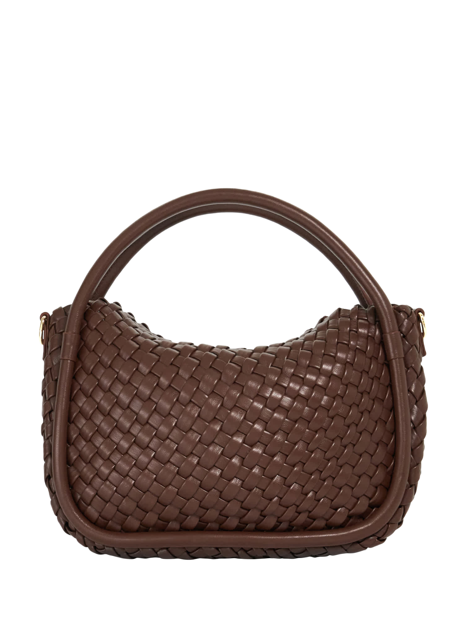 Dune London Dinideliberate Woven Grab Bag, Chocolate