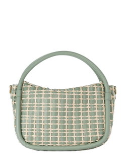 Dune London Dinideliberate Woven Grab Bag - view 2, Sage