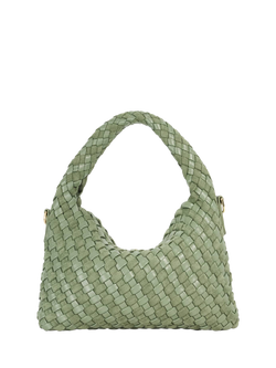 Dune London Dinkydeliberate Small Woven Grab Bag - view 2, Sage