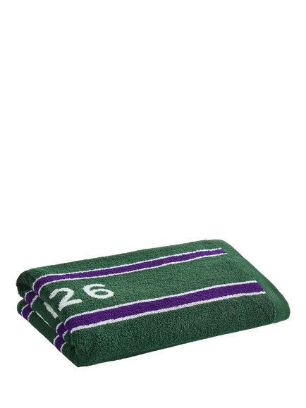 Christy Wimbledon Championships 2026 Towel - view 2, Green Purple