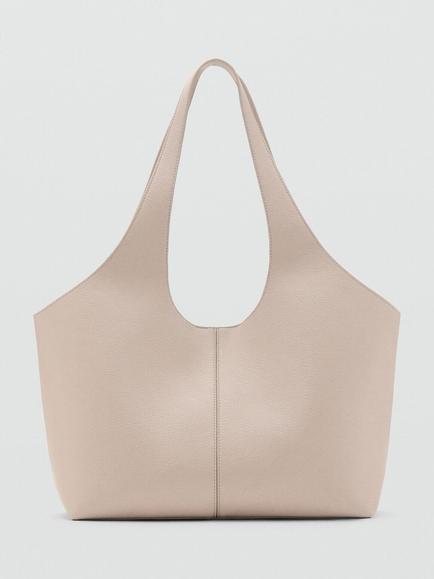 Mango Candance Twin Handle Tote Bag, Off White, Off White