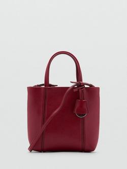 Mango Gracia Shoulder Bag, Red, Red