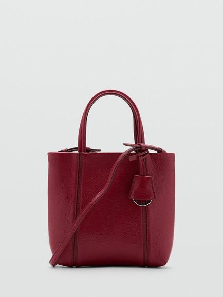 Mango Gracia Shoulder Bag, Red, Red