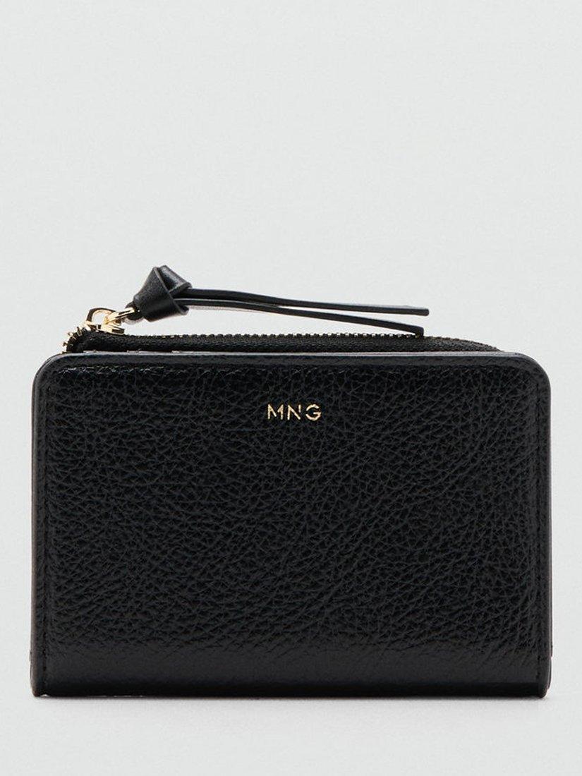 Product image 1 of 3, which shows Mango Ness Small Purse, Black