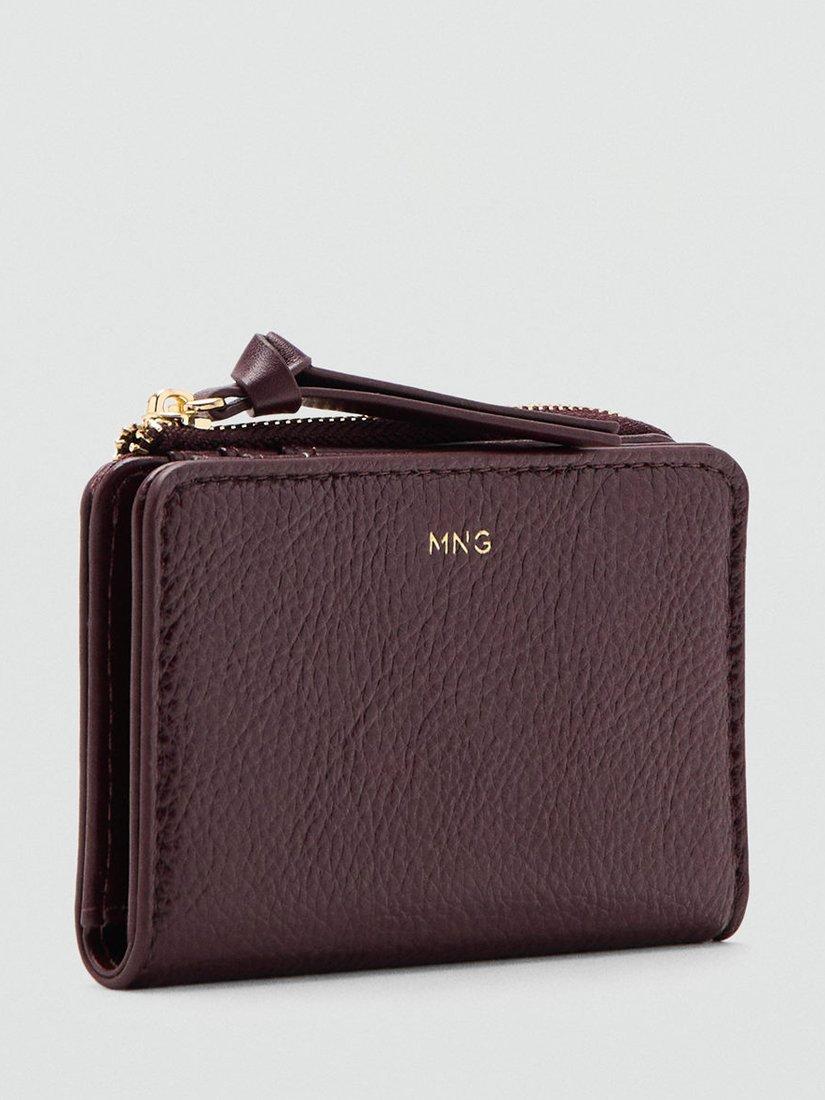 Product image 2 of 3, which shows Mango Ness Small Purse, Dark Red