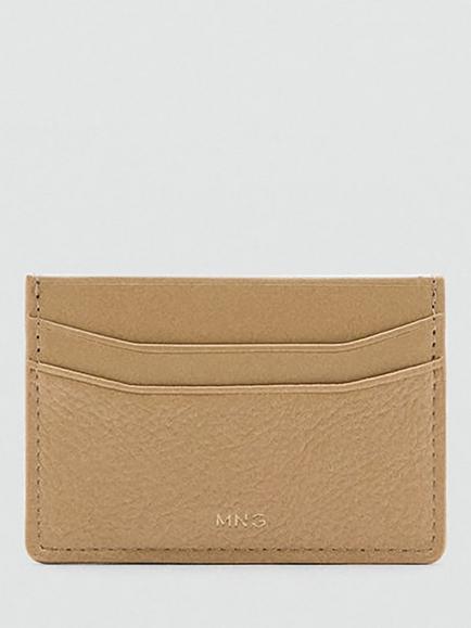 Mango Ness Card Holder, Light Beige