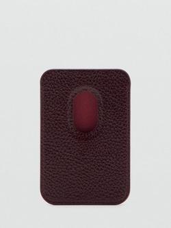 Mango Ness Magnetic Card Holder - view 2, Dark Red
