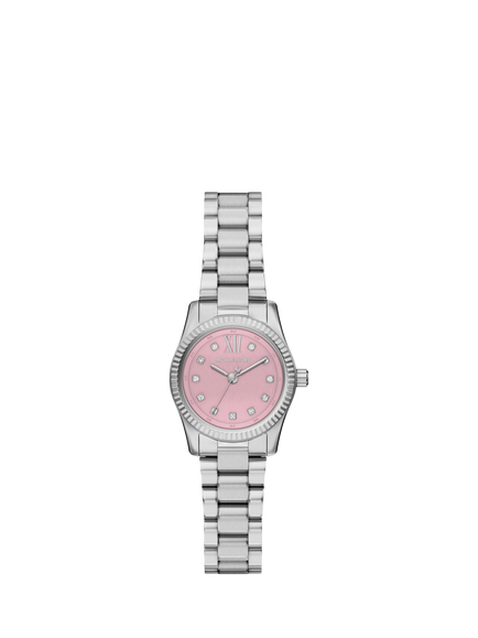 Michael Kors MK4996 Women's Petite Lexington Bracelet Strap Watch, Silver, Silver