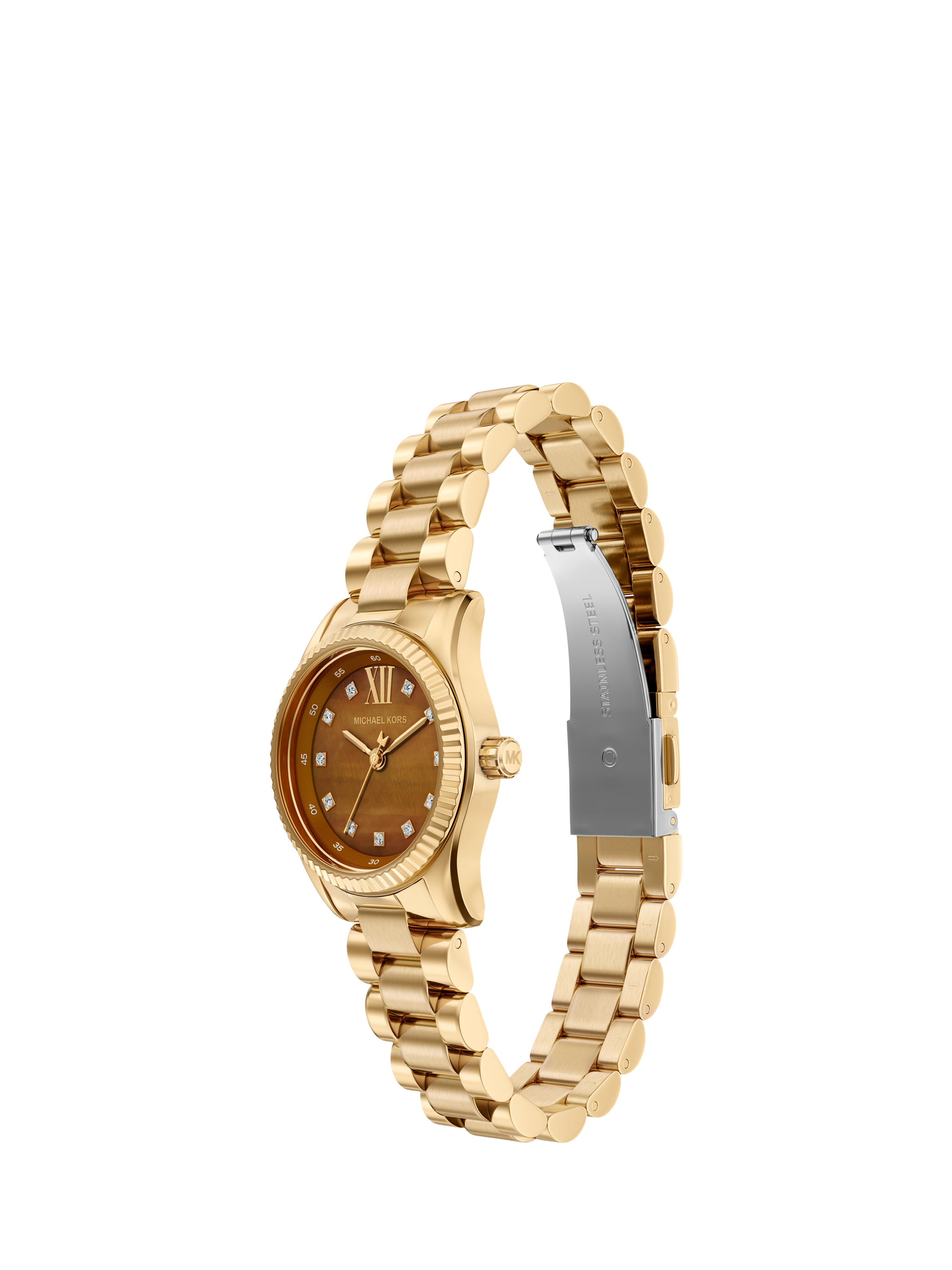 Michael Kors Tiger Eye Dial Gold Bracelet Watch Michael Kors Tiger main image 4