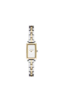 Skagen SKW3155 Women's Hagen Micro Bracelet Strap Watch, Gold/Silver, Gold/Silver