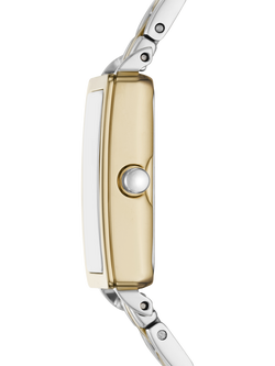 Skagen SKW3155 Women's Hagen Micro Bracelet Strap Watch, Gold/Silver - view 2, Gold/Silver