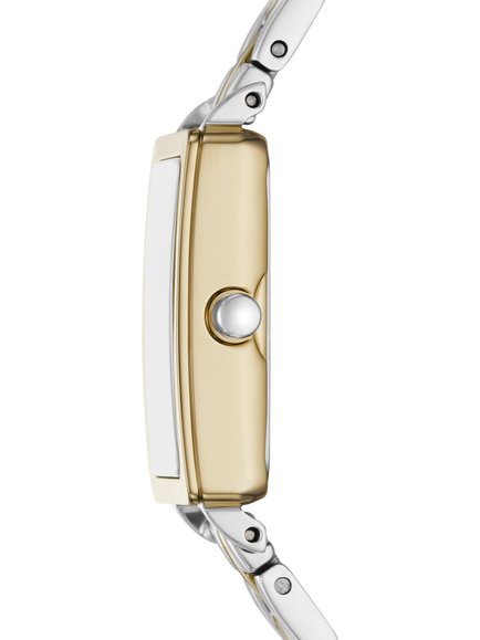Skagen SKW3155 Women's Hagen Micro Bracelet Strap Watch, Gold/Silver - view 2, Gold/Silver