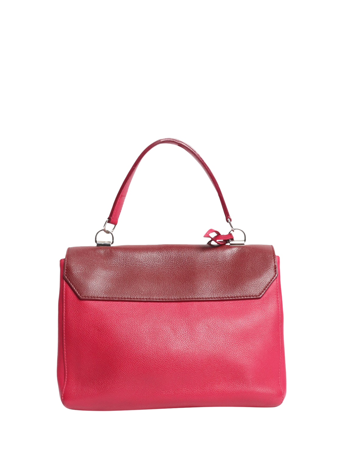 Product image 4 of 10, which shows Pre-loved Louis Vuitton 2015 LockMe Leather Shoulder Bag, Pink