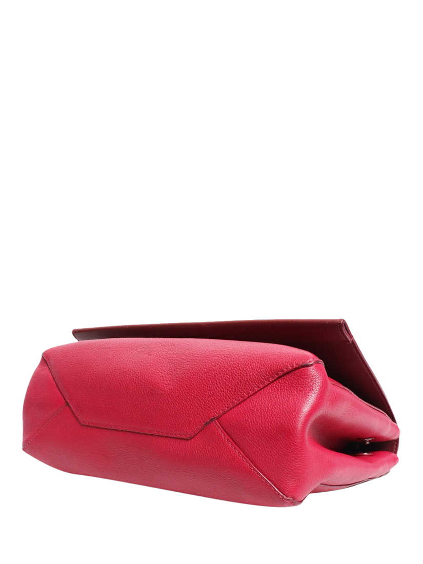 Product image 5 of 10, which shows Pre-loved Louis Vuitton 2015 LockMe Leather Shoulder Bag, Pink