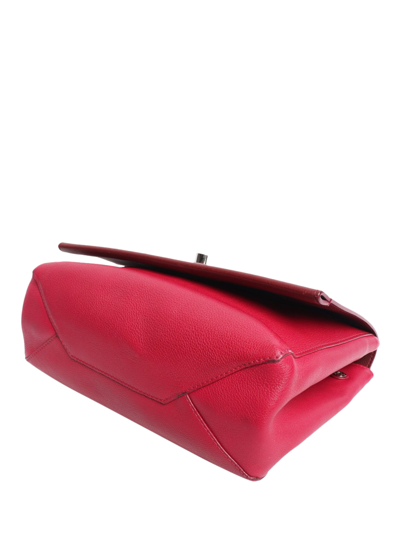 Product image 8 of 10, which shows Pre-loved Louis Vuitton 2015 LockMe Leather Shoulder Bag, Pink