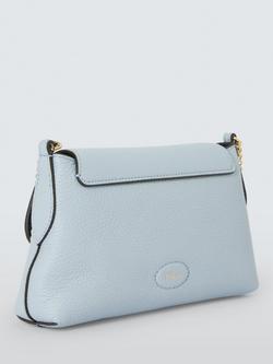 Mulberry Eliza Mini Leather Chain Shoulder Bag - view 2, Poplin Blue
