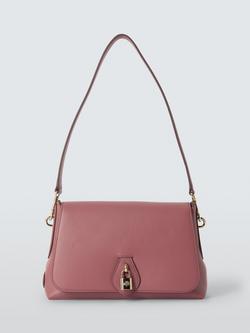 Mulberry Eliza Leather Satchel Bag, Pink Scrumpy