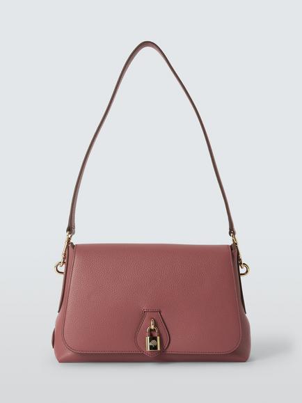Mulberry Eliza Leather Satchel Bag, Pink Scrumpy