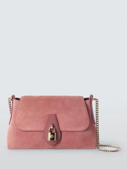 Mulberry Eliza Suede Chain Strap Shoulder Bag, Pink Scrumpy, Pink Scrumpy
