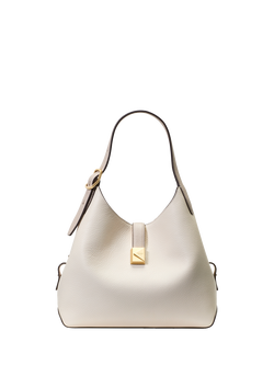 kate spade new york Deco Leather Medium Crossbody Tote Bag, Cashew Milk