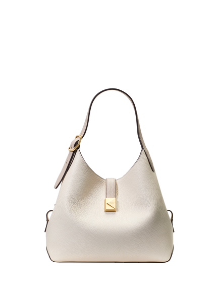 kate spade new york Deco Leather Medium Crossbody Tote Bag, Cashew Milk