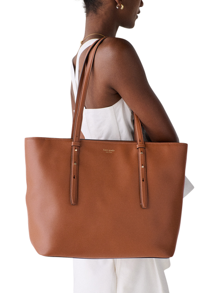 kate spade new york Do It All Leather Zipped Tote Bag - view 2, Southwest Desert