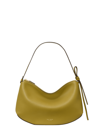 kate spade new york Loop Large Leather Shoulder Bag, Laurel Leaf, Laurel Leaf