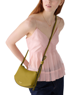 kate spade new york Loop Leather Cross Body Bag - view 2, Laurel Leaf