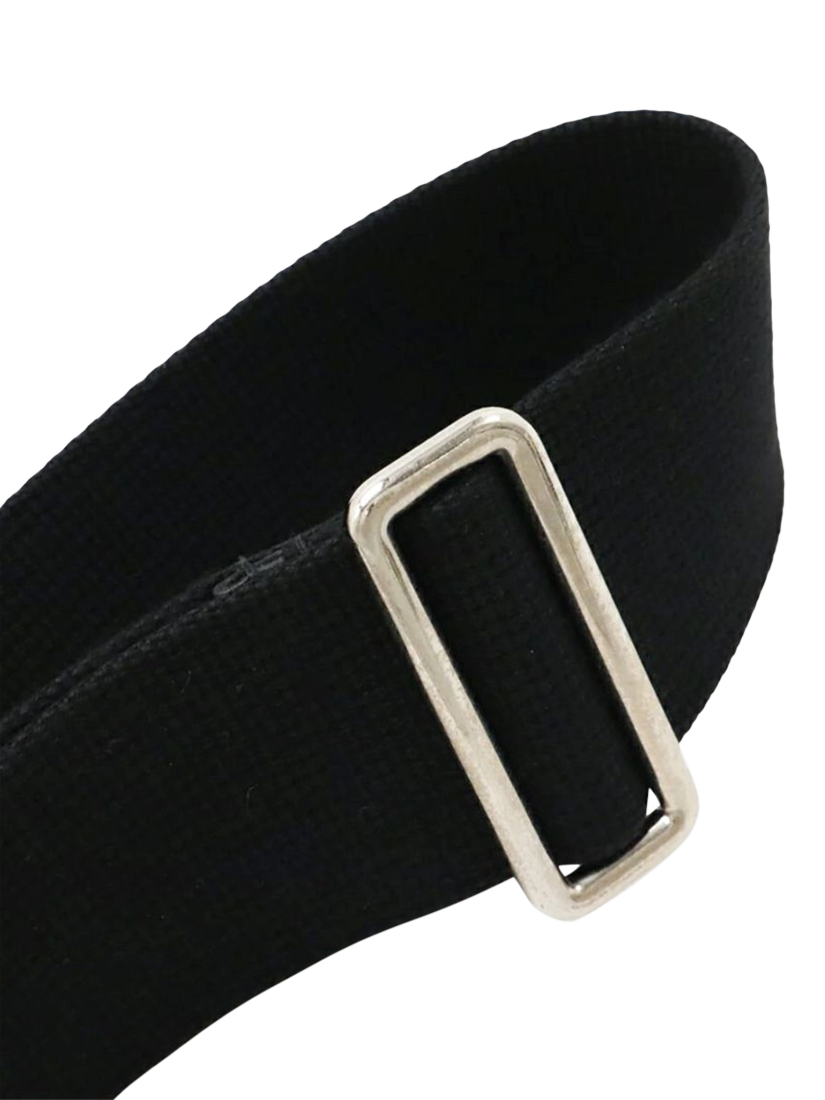 Product image 5 of 8, which shows Pre-loved GUCCI Guccissima Leather Messenger Bag, Black