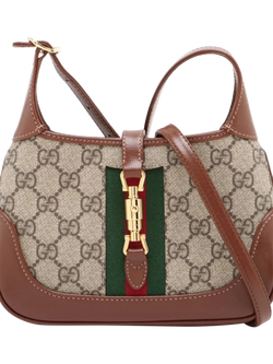 Pre-loved GUCCI GG Supreme Jackie 1961 Bag, Brown/Multi, Brown/Multi