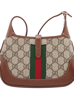 Pre-loved GUCCI GG Supreme Jackie 1961 Bag, Brown/Multi - view 2, Brown/Multi